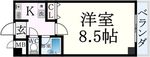 六甲駅 徒歩4分 2階の物件間取画像